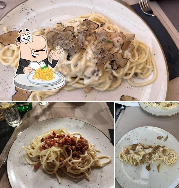 Spaghetti alla carbonara al Restaurant ANTACK Spaghetti alla carbonara al Restaurant ANTACK