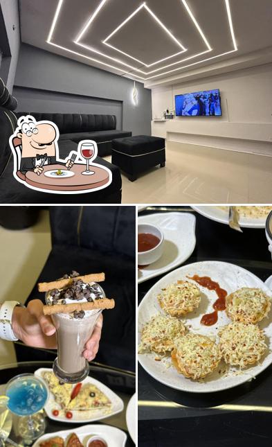 Among different things one can find food and interior at Ajab Cafe Kaa Gajab Theater