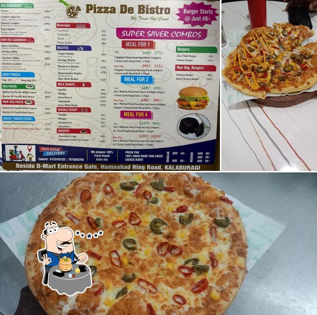Food at Pizza De Bistro