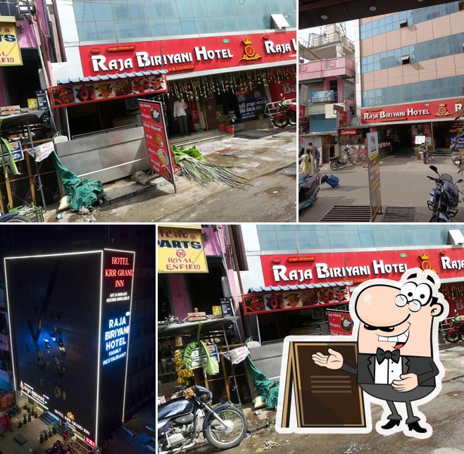 The exterior of Raja Biriyani Hotel