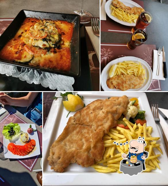 Cibo al Ristorante Aeroporto