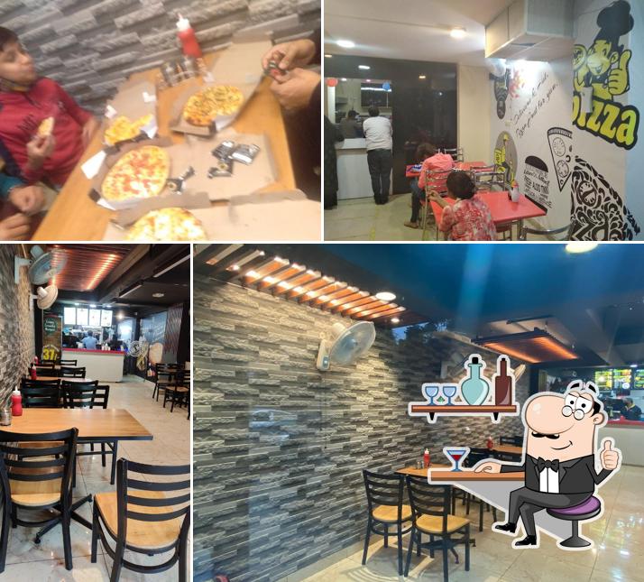 The interior of Pepper’s Pizza Indirapuram ( Gyan khand -1 )