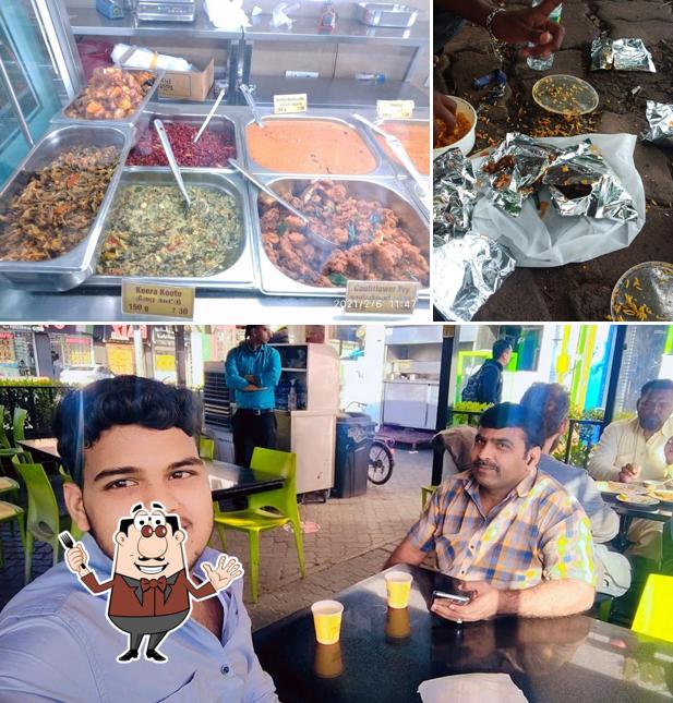 The picture of food and exterior at Kamireddy Foods