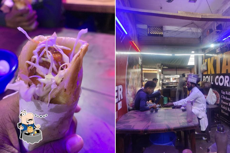 Food at Ekta roll corner