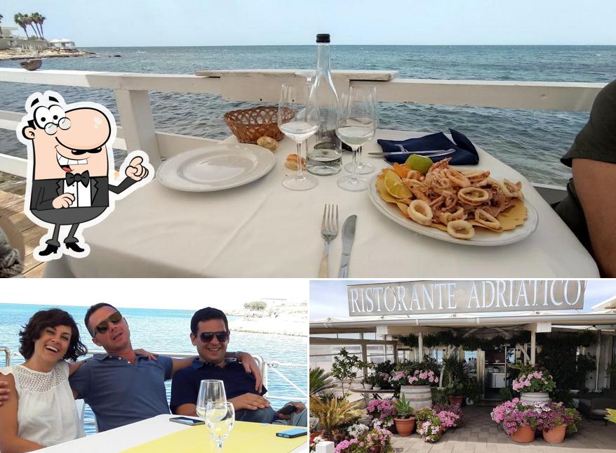 La immagine della esterno e cibo di Ristorante Adriatico