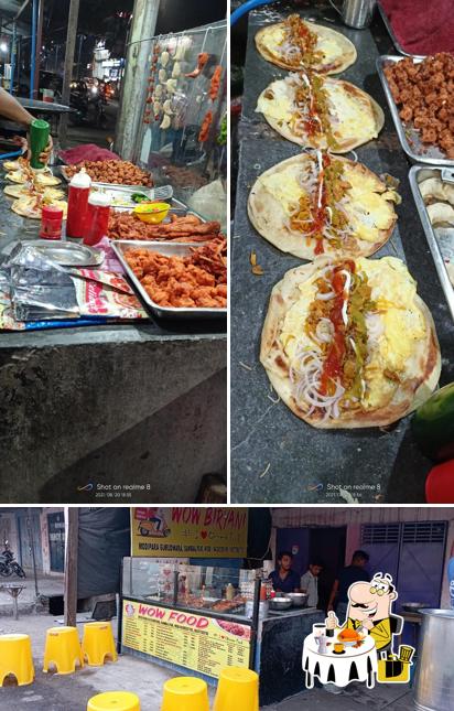 Food at WOW Food and wow biryani