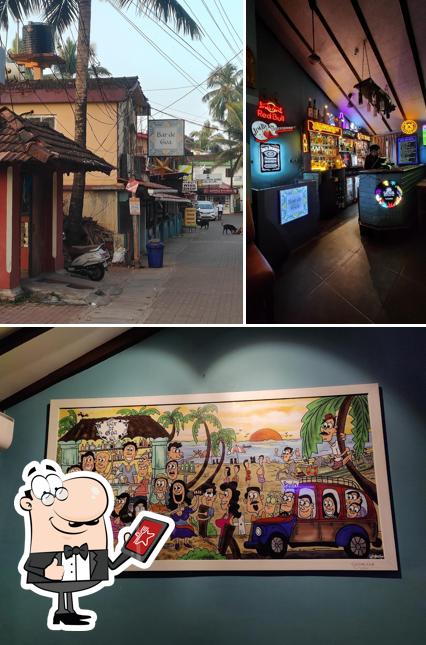 You can get some fresh air outside Bar De Goa