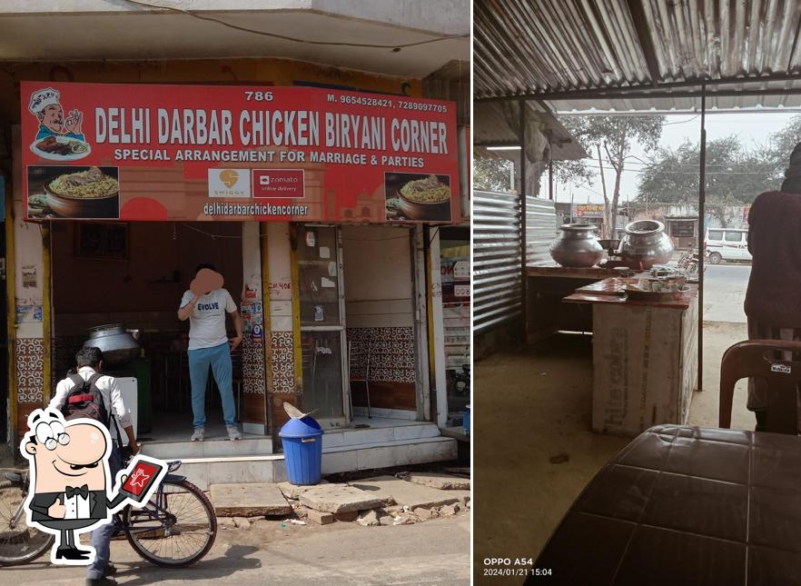 The exterior of Delhi Darbar Chicken Biryani Corner