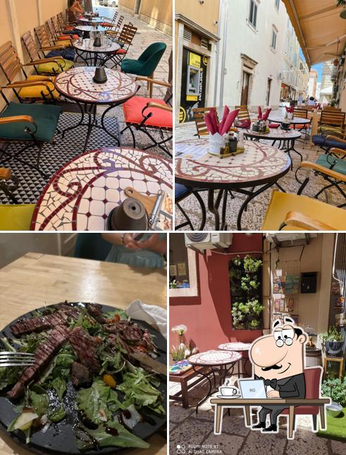 Dai un'occhiata agli interni di Oh La La French Bistro