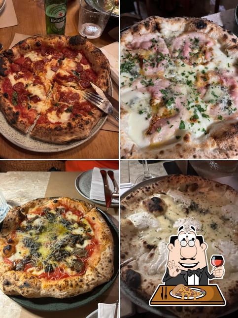 Escolha pizza no Athenas Pizza
