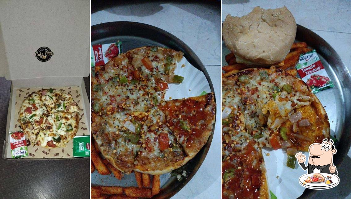 At Cafe Elite, you can taste pizza