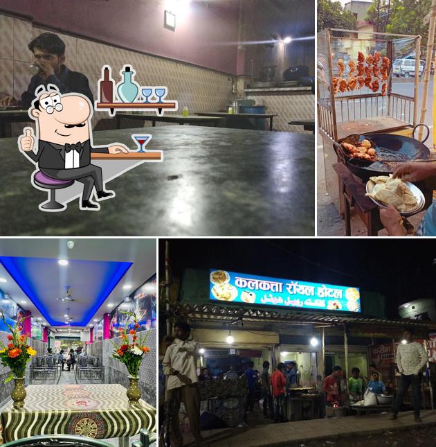 Take a seat at one of the tables at Culcutta Royal Hotel