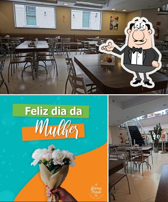 A imagem do Dona Maiô Cozinha Familiar’s interior e comida