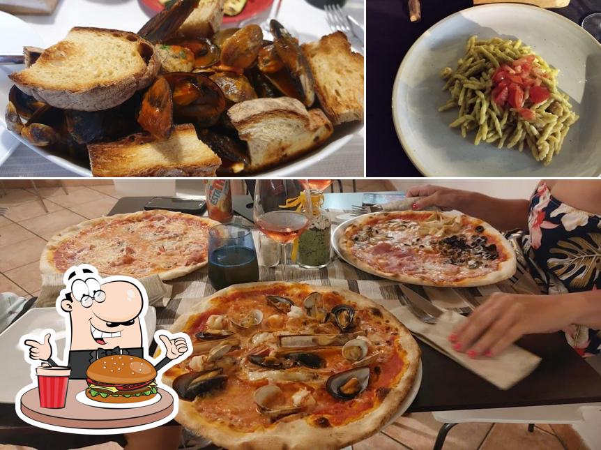 Prenditi un hamburger a Ristorante Pizzeria Kalispera