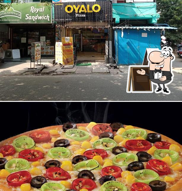The exterior of Oyalo Pizza Chrompet