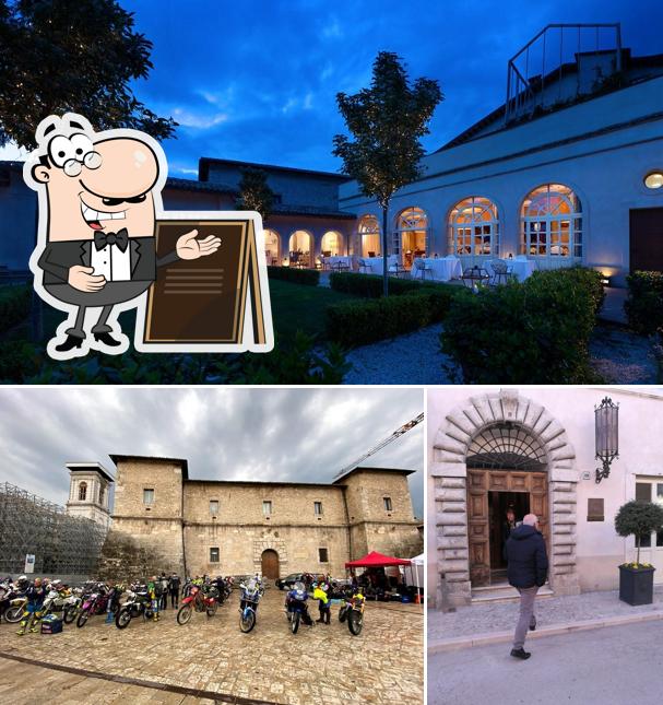 Gli esterni di Palazzo Seneca Relais & Chateaux
