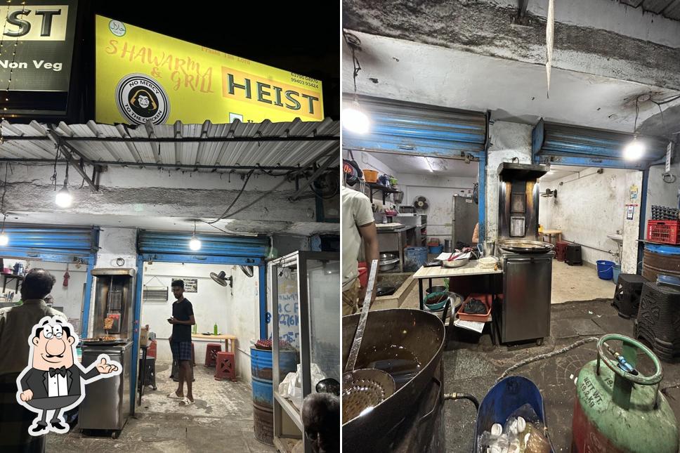 The interior of Shawarma & Grill Heist