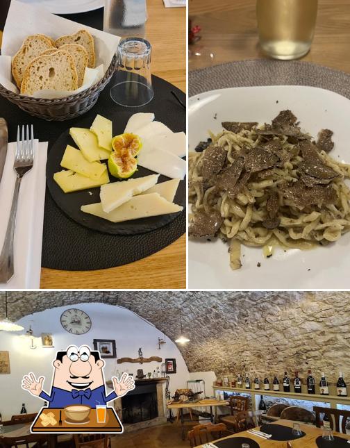 Dai un’occhiata alla immagine che mostra la cibo e interni di Antico Grottino