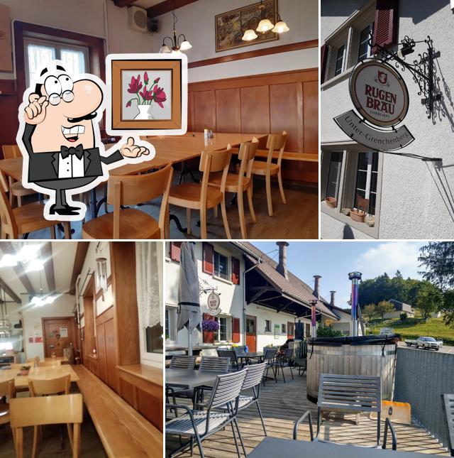 Gli interni di Berggasthof Untergrenchenberg