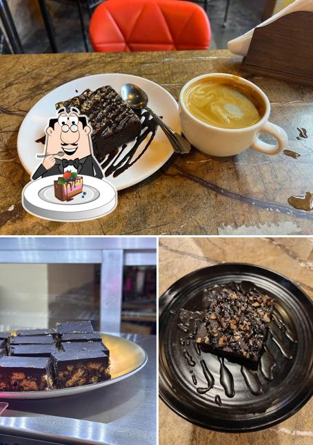 Chocolate cake at Terracotta Cafe