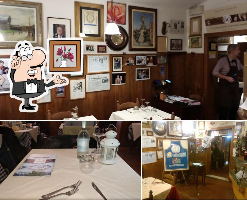 Gli interni di Trattoria Da Galileo