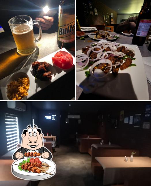 Among various things one can find food and interior at Gravity A/C Lounge