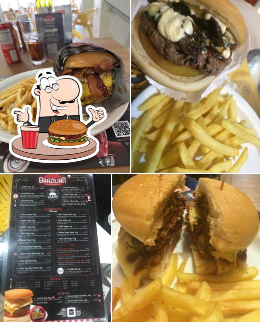 Consiga um hambúrguer no Brazilian American Burgers - Sudoeste
