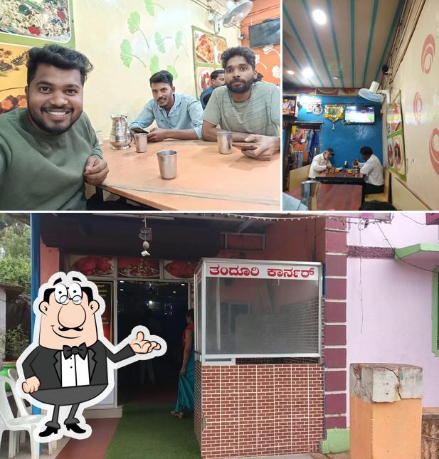 The interior of Hotel Mahabala (Veg & Nonveg)