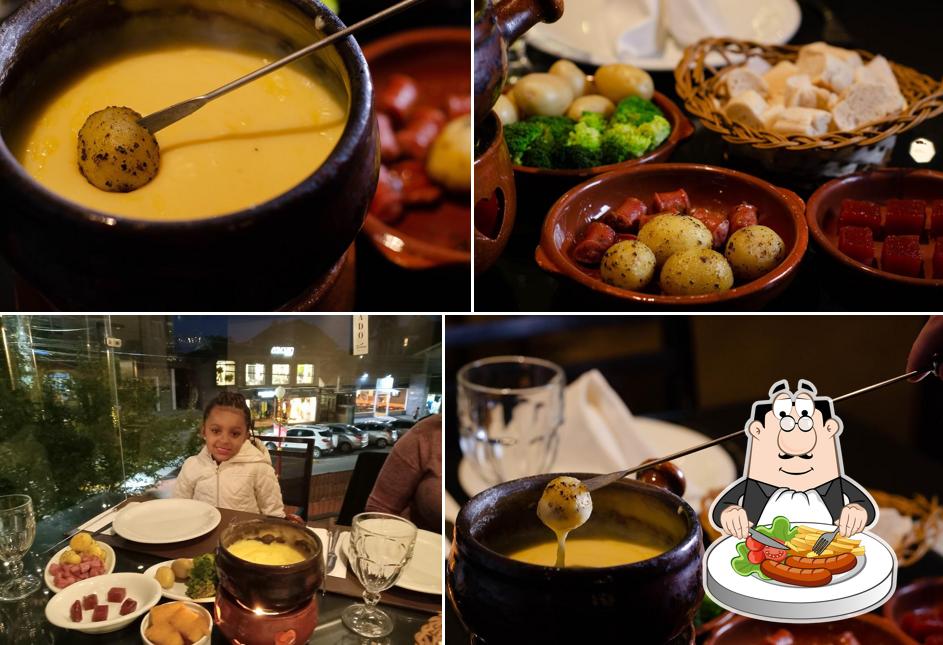 Comida em Terrazo Fondue e Restaurante