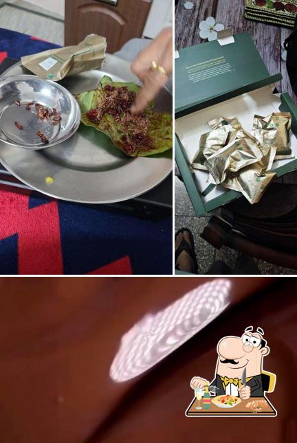 Check out the image depicting food and interior at The Betel Leaf Co Faridabad