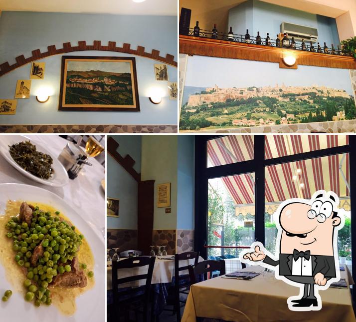 Gli interni di Trattoria Da Valerio