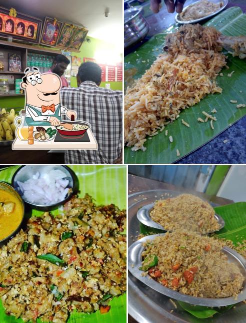 Fried rice at Ansika Chetinad Mess Hosur