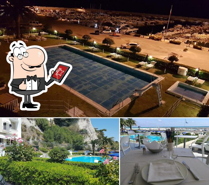 Puoi goderti l'aria fresca dal dehors di Hotel Scogliera Numana