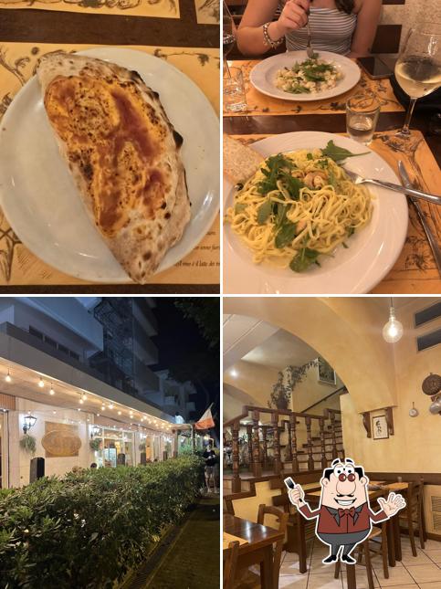 Osteria Pizzeria si caratterizza per la cibo e interni