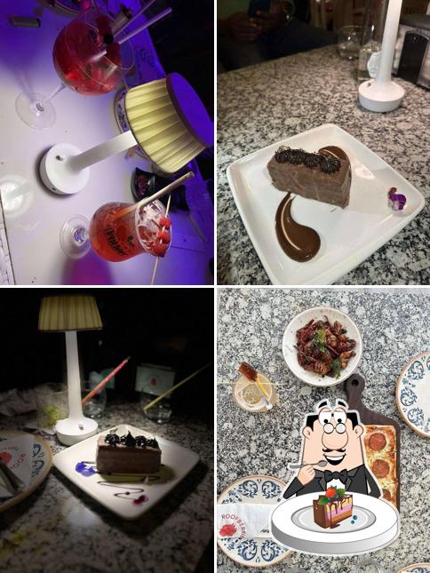 Chocolate cake at Roofberries Rooftop