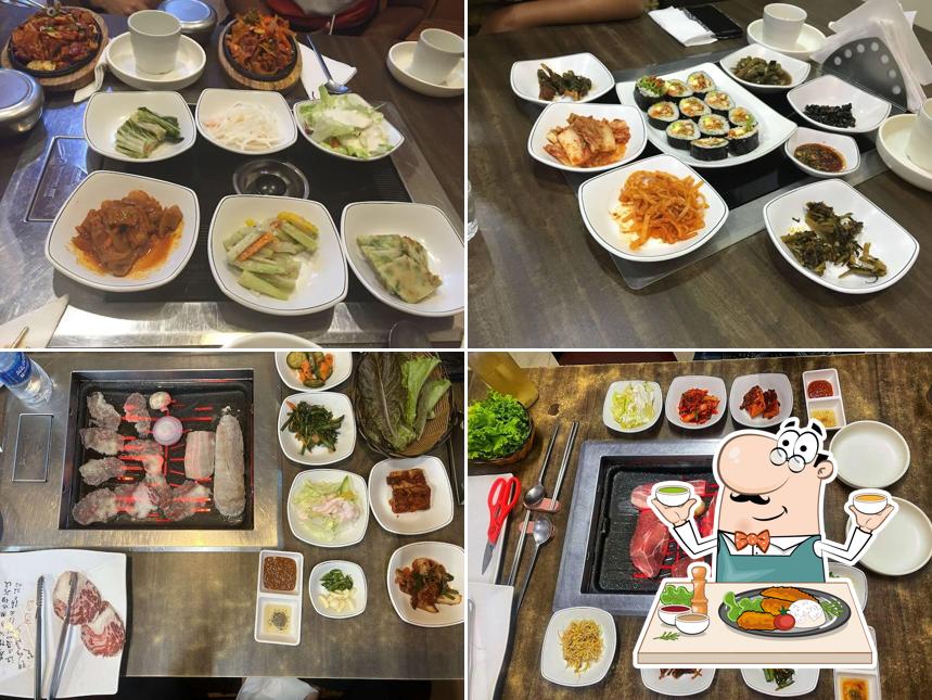 Food at Arirang Korean Restaurant