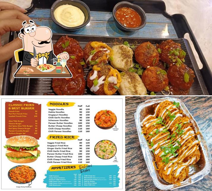 Food at WOK 'n' FORK