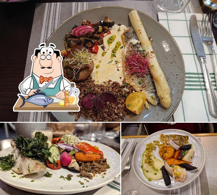 Saumon grillé à Jardin d'hiver - Restaurant Brest