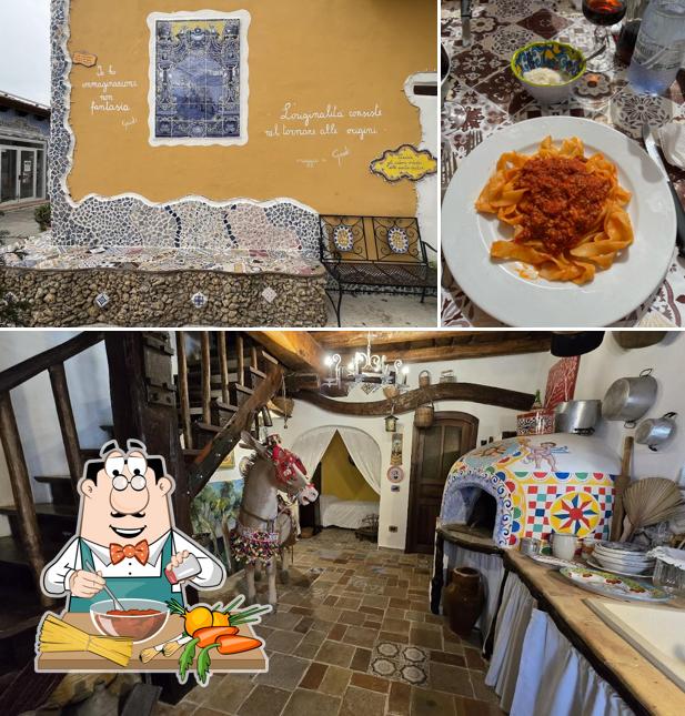 Spaghetti alla bolognese al Borgo Parrini Case Museo "I CAMPANILI A BORGO PARRINI" e Bar del Borgo