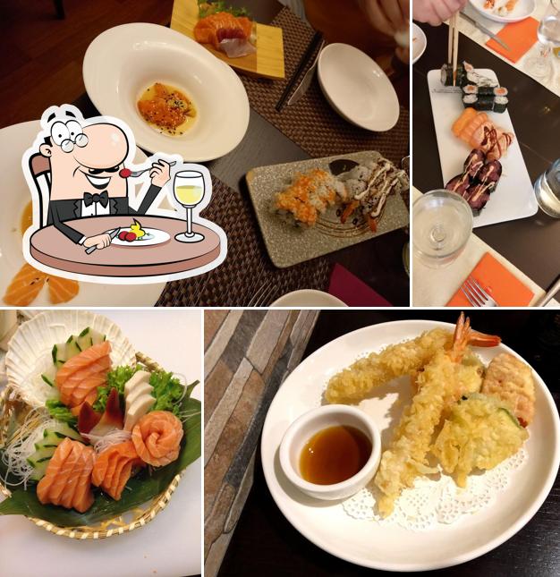 Cibo al Ristorante Cinese & Giapponese Washoku Kyo