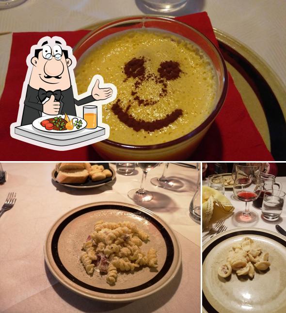Cibo al Trattoria Leon D'Oro