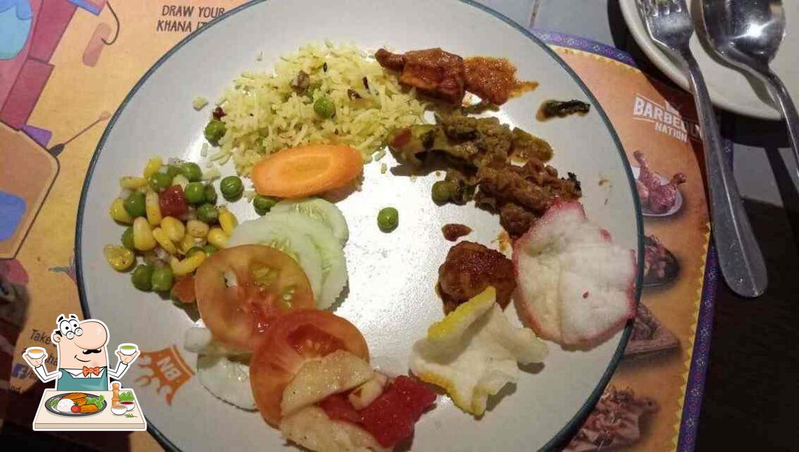 Food at Barbeque Nation
