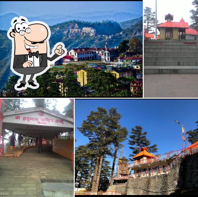 Enjoy the view outside Jakhu Temple Cafe