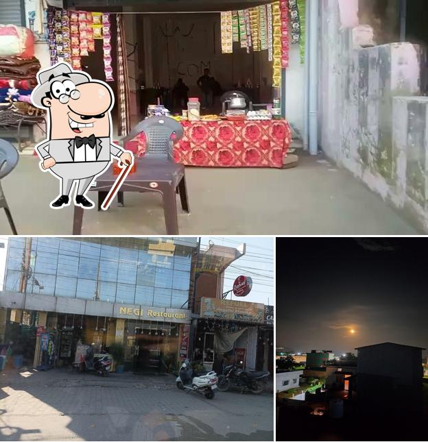 Take a look at the picture depicting exterior and interior at Negi Restaurant In Jolly Grant Bhaniyawala Dehradun