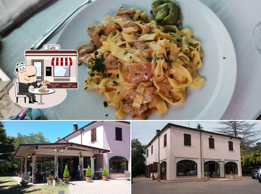 La immagine della esterno e cibo di Ristorante Il Giardino