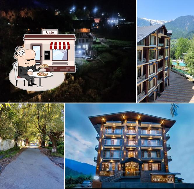 Enjoy the view outside Hotel Suryansh Regency, Manali