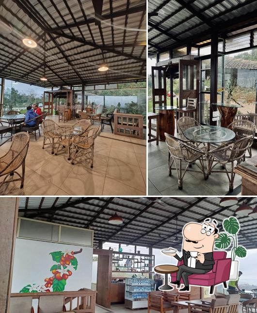The interior of Alpha the cafe