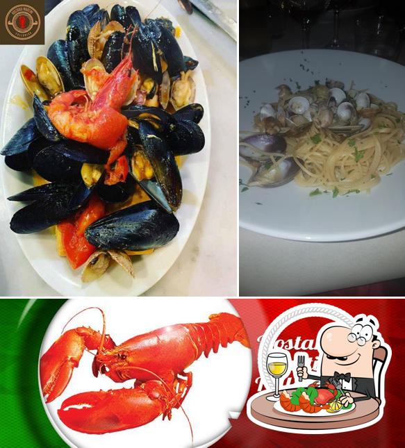 Assaggia i sapori della cucina di mare a Antica Hostaria Trattorie Martini
