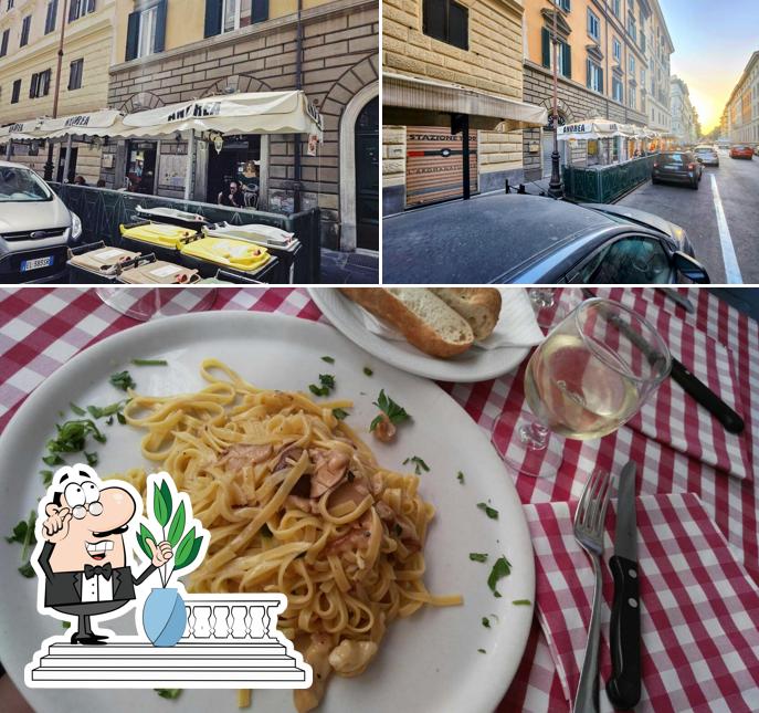 Guarda la foto che presenta la esterno e cibo di Ristorante Andrea