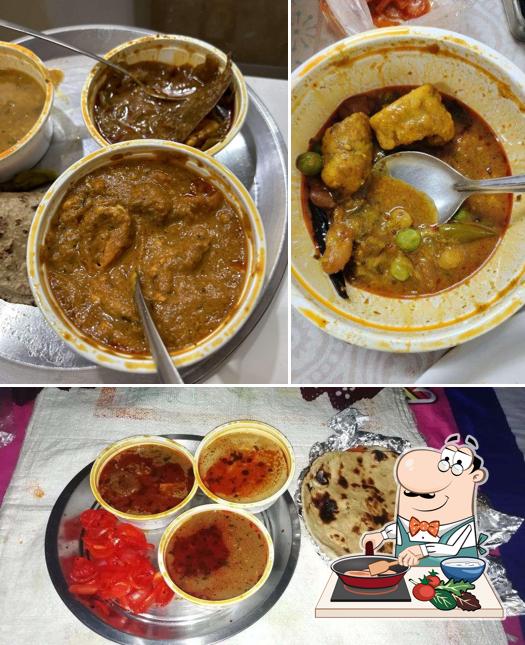 Chicken curry at Mahaveer Dhaba